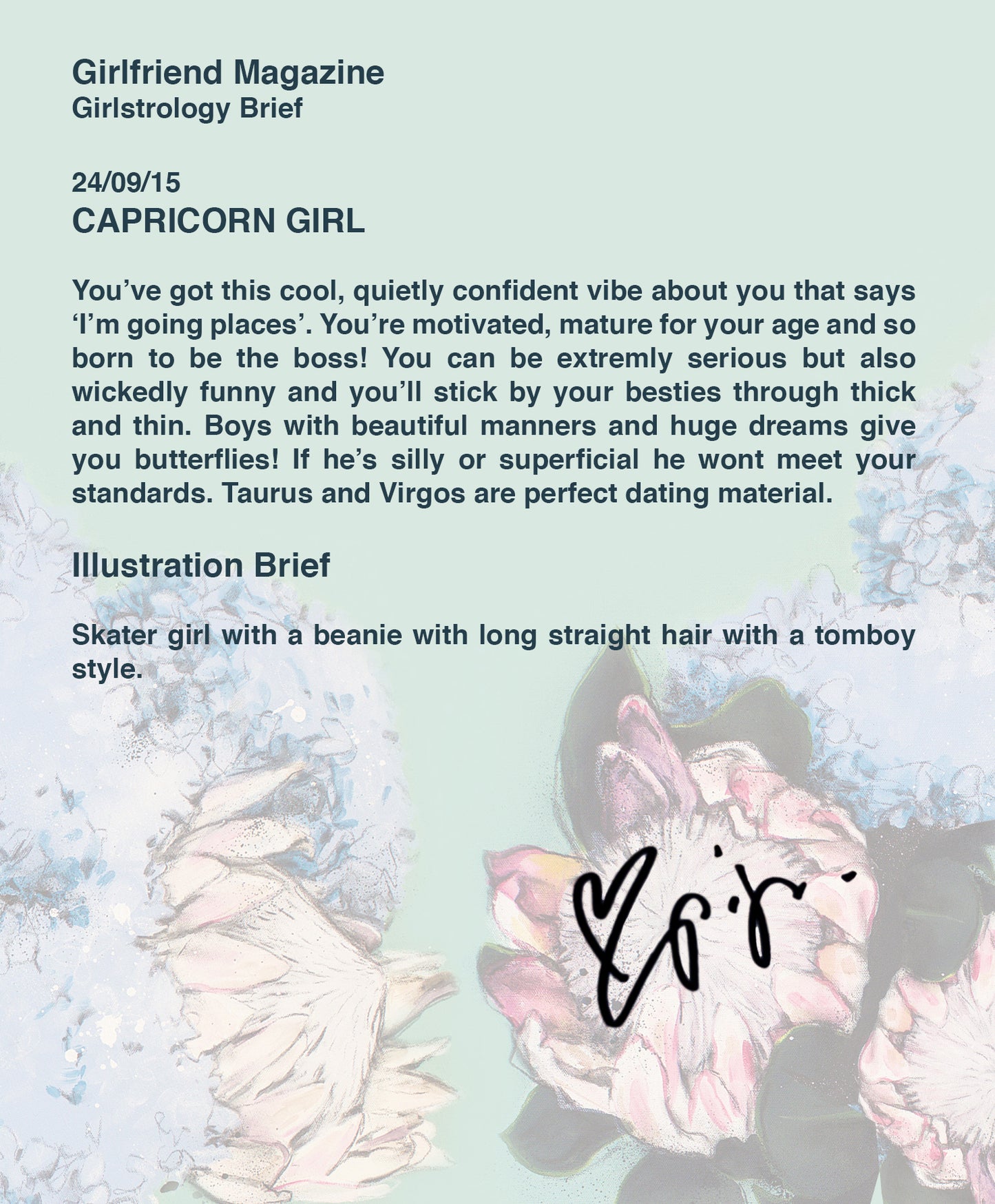 Capricorn 2016 - Pippa McManus