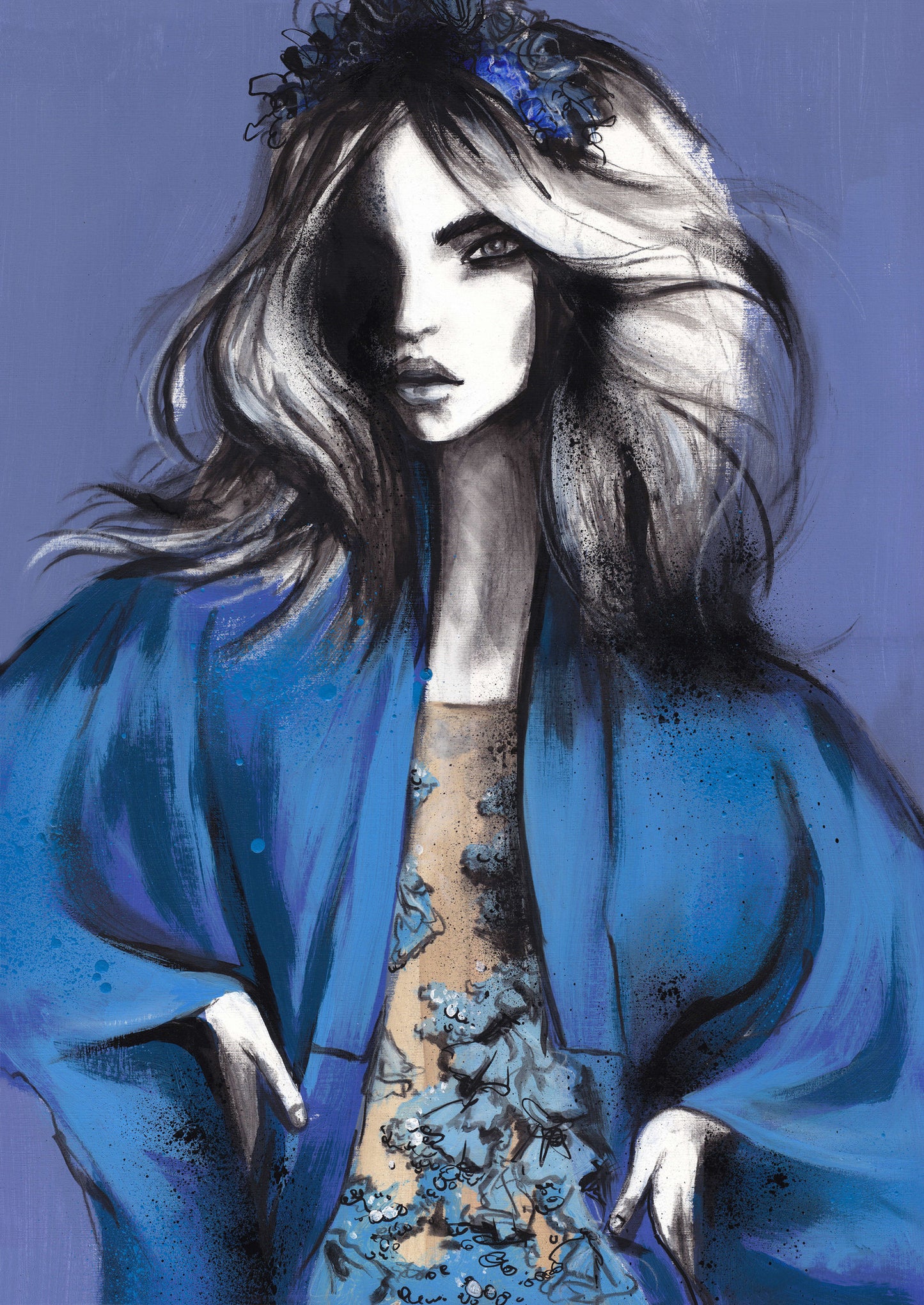 Nicole In Baby Blue - Pippa McManus