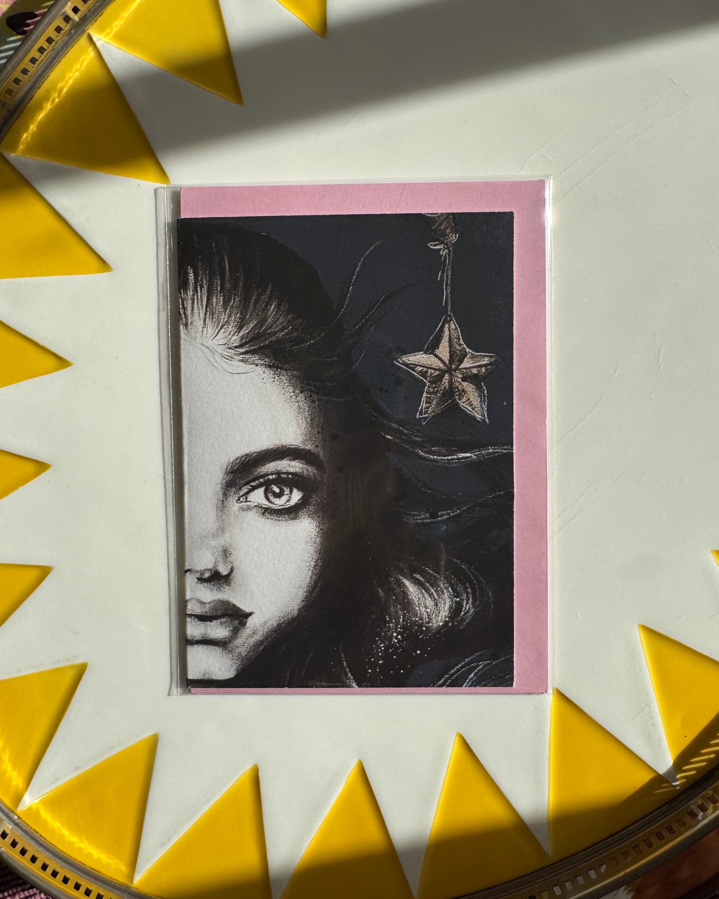 4 Pack of Upcyled Print Greeting Cards 2